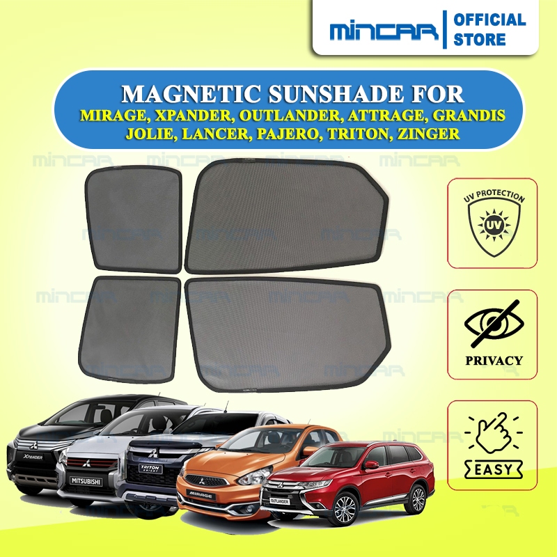 Sunshades For Xforce, Mirage, Xpander, Outlander, Attrage