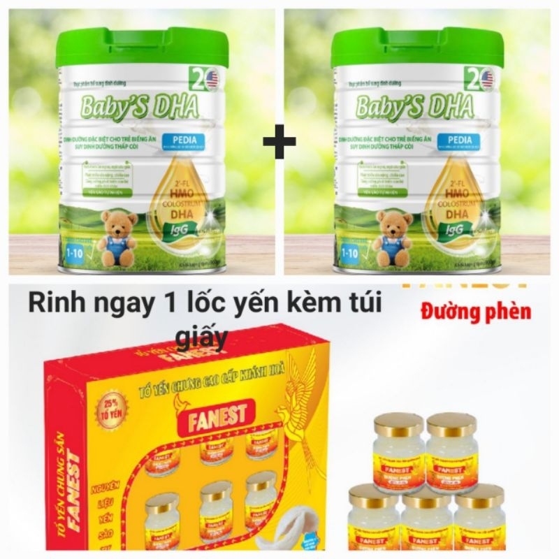 {COMBO 2 Cans Get L 6 Free Jars} - DHA Baby's Pedia Powdered Milk 900g ...