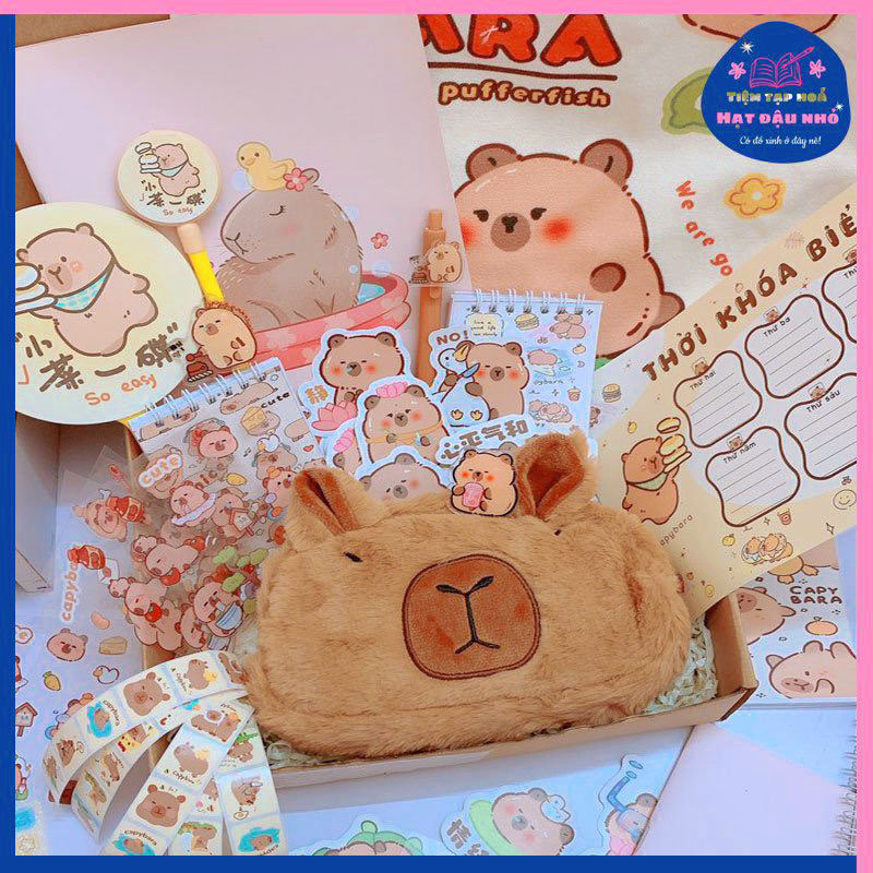 Capybara BOX Nationaly School Set - Capybara School Supplies - cute ...