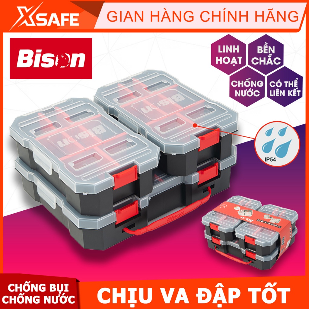 Bison 3-in-1 components box, IP54 waterproof, high-quality plastic ...
