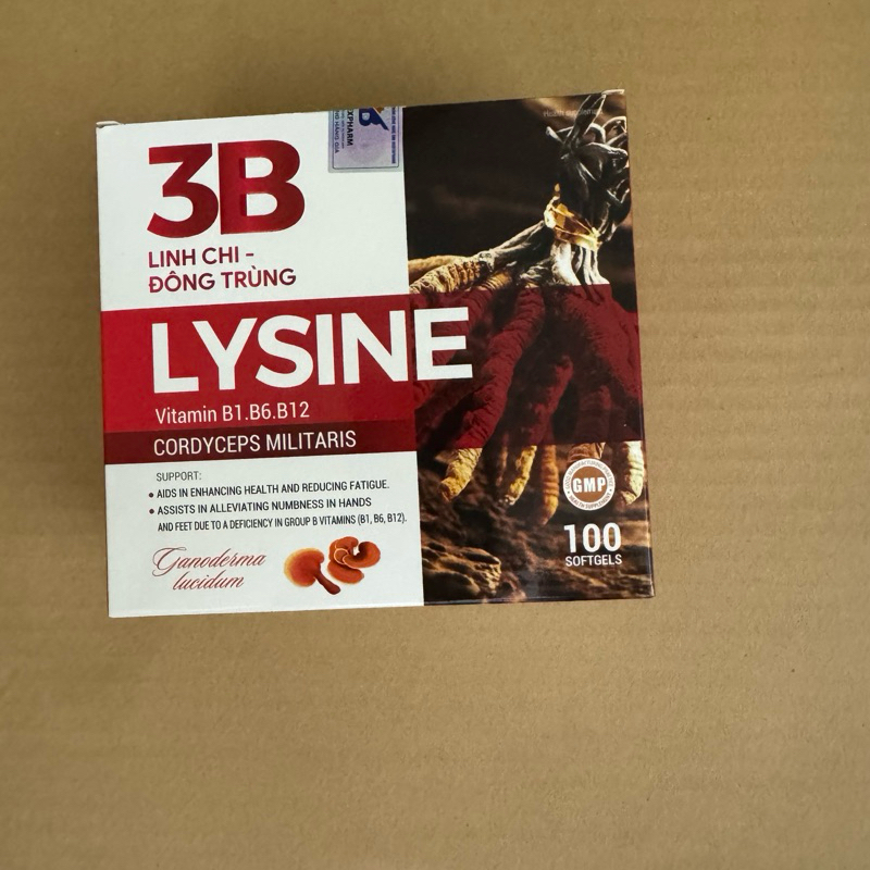 Vitamin 3B Lysine LINH CHI Dong Ha Thao Supplements B1 B6 B12 For The
