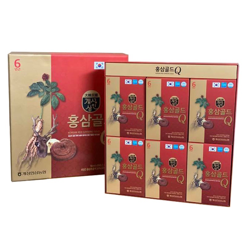 [New Date] Korean Ganoderma Lucidum Red Ginseng Q (50 ml * 30 Packs ...