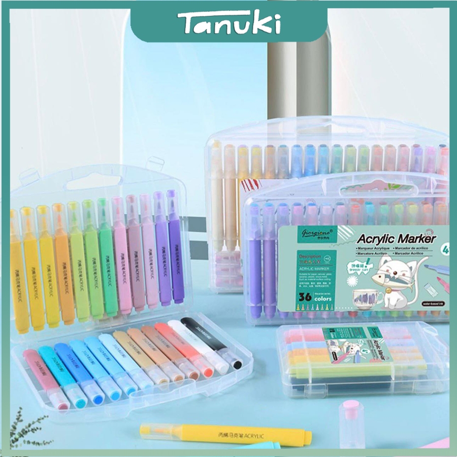 Acrylic Marker Giorgione Pen Set (36 / 48 Colors) | Shopee Malaysia