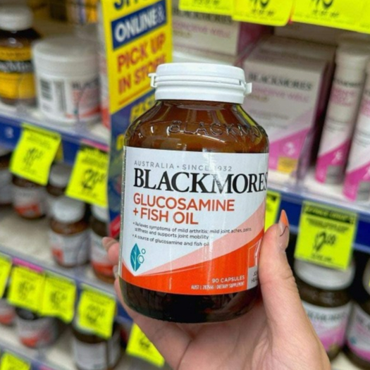 Glucosamin oral tablet Combined with Blackmores GLUCOSAMINE + FISH OIL