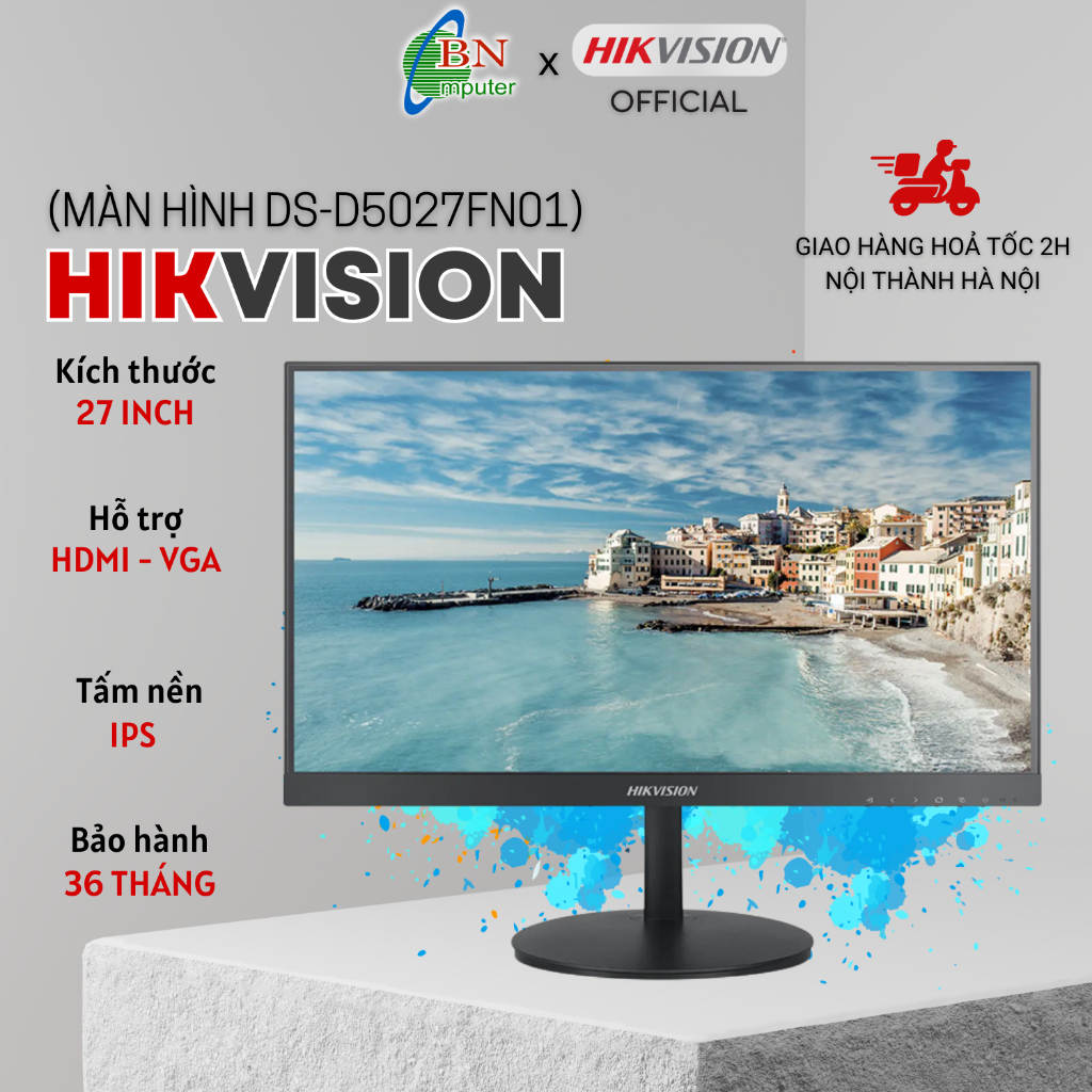 Hikvision DS-D5027FN01 27Inch Display, Support HDMI And VGA, IPS Panel ...