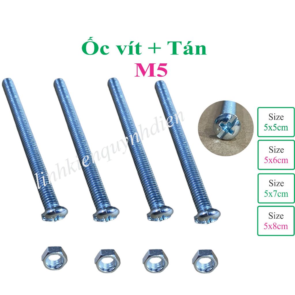 5mm screws + rivets, m5 rivets for transformer tanpo (5mm length 5cm ...
