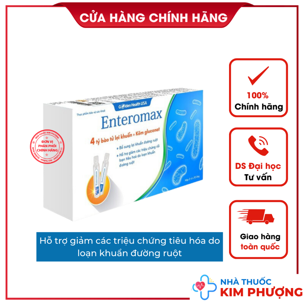 Enteromax Microbiological Tube Yeast (4 Billion Beneficial Bacteria