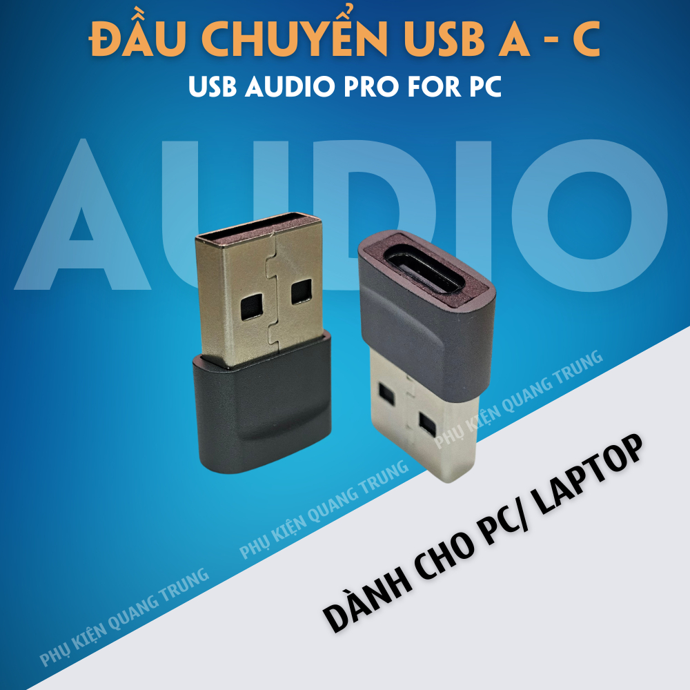 Audio converter from USB A to USB C port, for PC, laptop | Shopee Malaysia