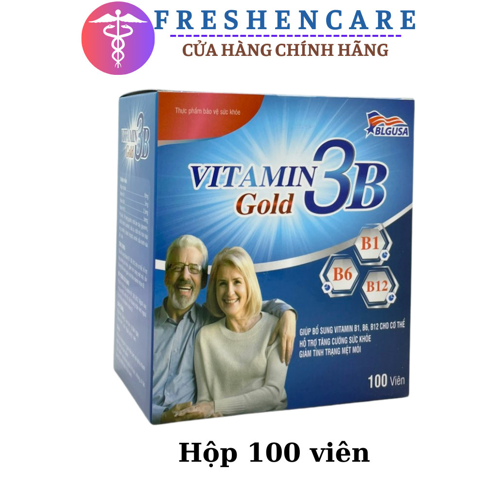 Vitamin 3B GOLD Helps nourish the body, supplement B vitamins (blue ...