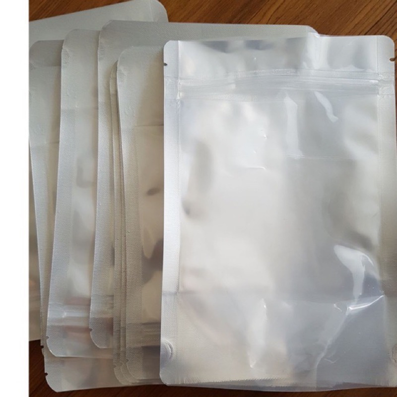 1kg Silver Zip Bag size 18x26 (1 Silver Side 1 Inside) | Shopee Malaysia