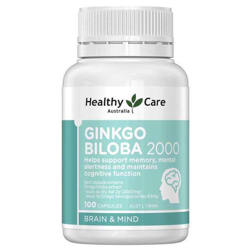 Australian brain supplement Ginkgo Biloba 2000, brain supplement ...