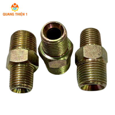 Two external threads with iron cone holes 13-17 (1/4