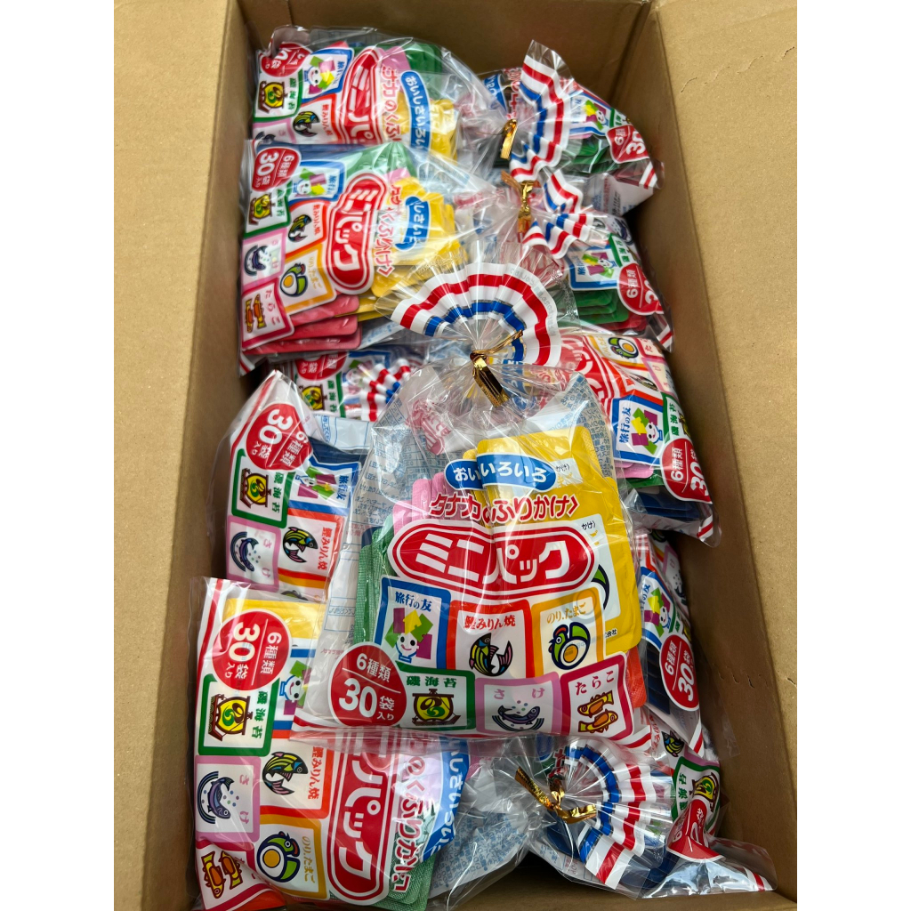 Japanese Furikake rice seasoning for babies with 6 flavors including 30 ...