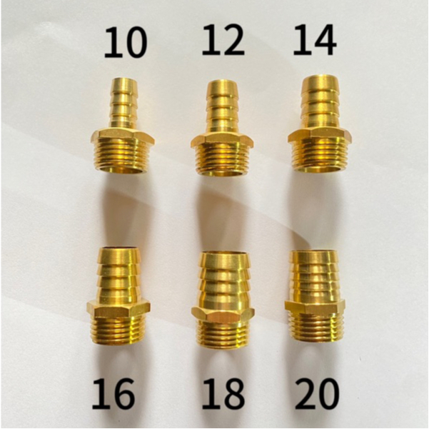 Connecting external thread to 21 mouse tails, flexible tubes 10mm, 12mm ...