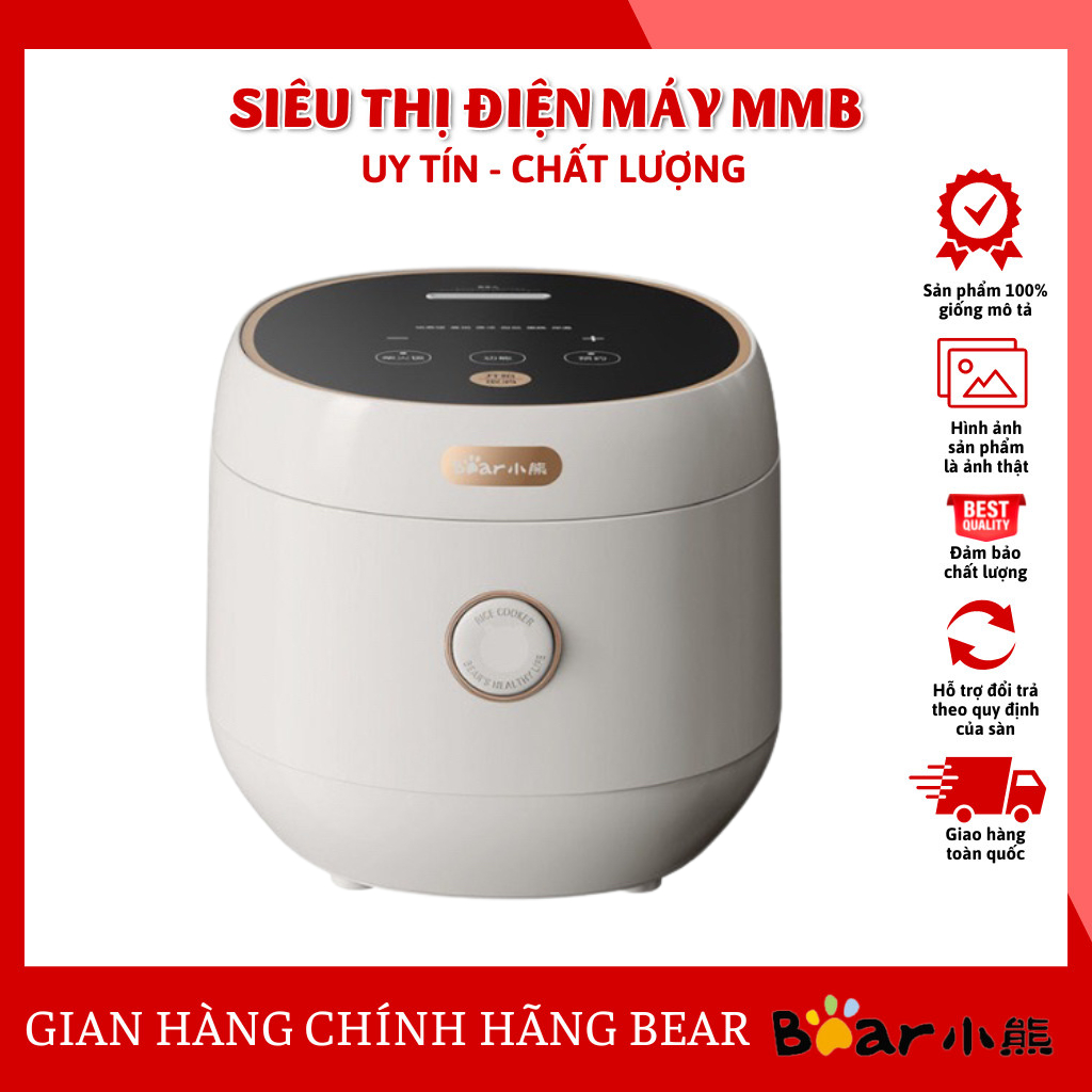 Bear Rice Cooker DFB-C30L3 Code 3 Liter, 6 Automatic Cooking Modes ...