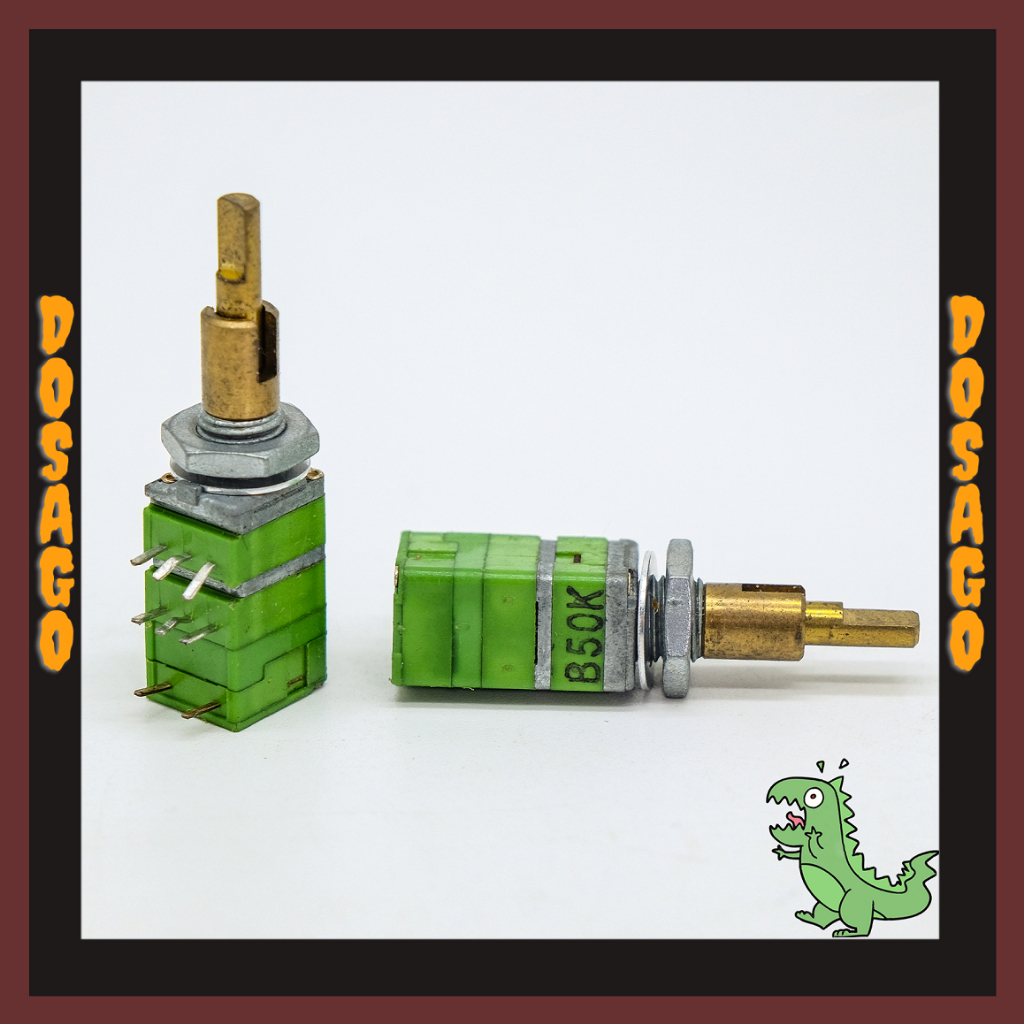 Genuine Double Pot - small 2-stage rheostat for Alpha's bass guitar ...