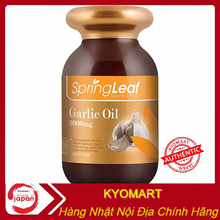 Garlic Oil Spring Leaf 3000mg 360 capsules | Shopee Malaysia