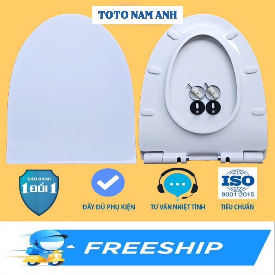 Smooth Falling Toilet Lid High Quality Solid Molded Plastic replacement ...