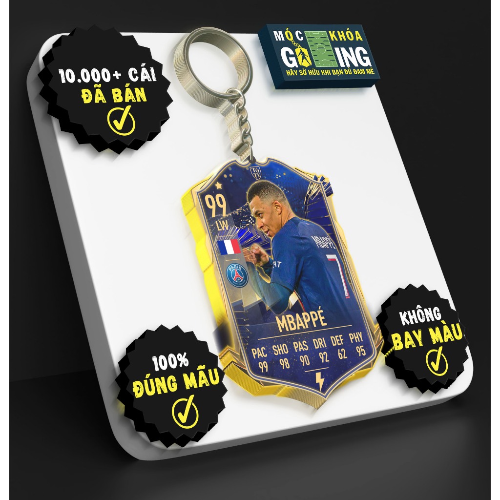 Kylian Mbappe Keychains Gaming Key Chain Shopee Malaysia