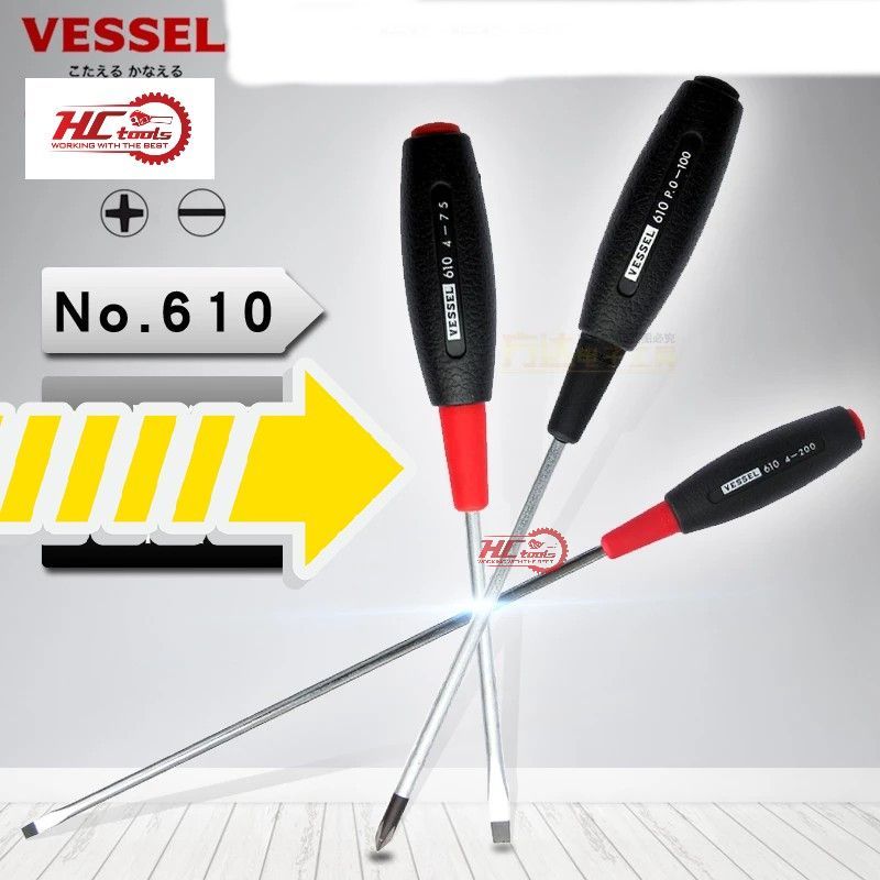 Vessel No.610 HighEnd SmallToe Screwdrivers Made In Japan Genuine Hctoolsvn Shopee Malaysia