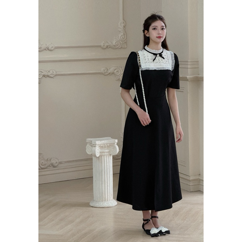 Outset - Sparkling Square-Neck Maia Shirt (With Bow) | Shopee Malaysia