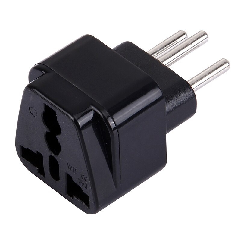 Swiss travel power plug - 2-Pin to 3-Pin Swiss power drive | Shopee ...