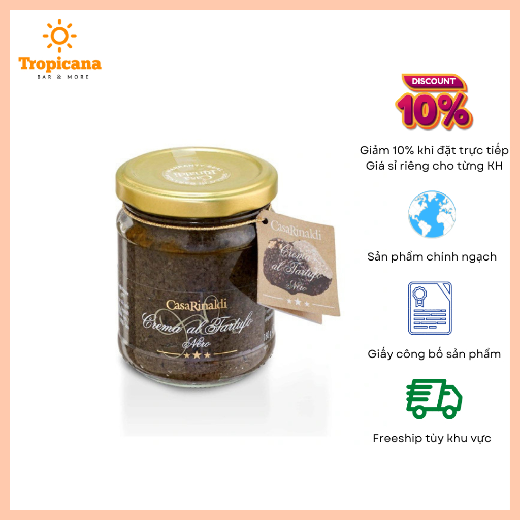 Casa rinaldi Black truffle Mushroom Sauce 500g Shopee Malaysia
