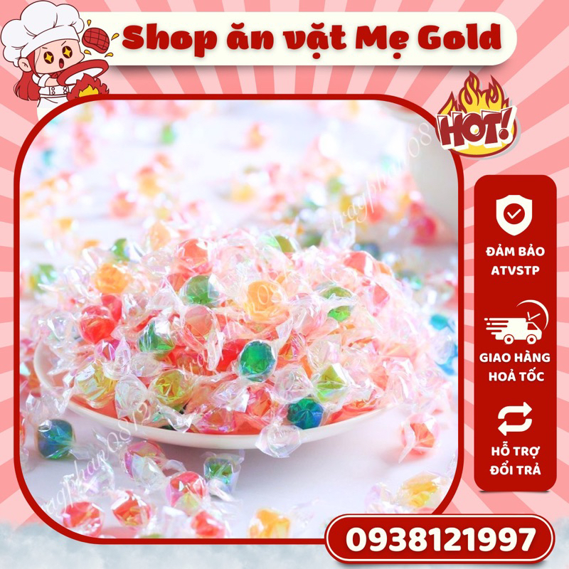 Wish Cashew Candy, Diamond Candy, Fruit Flavored Cranes Mixed Color ...