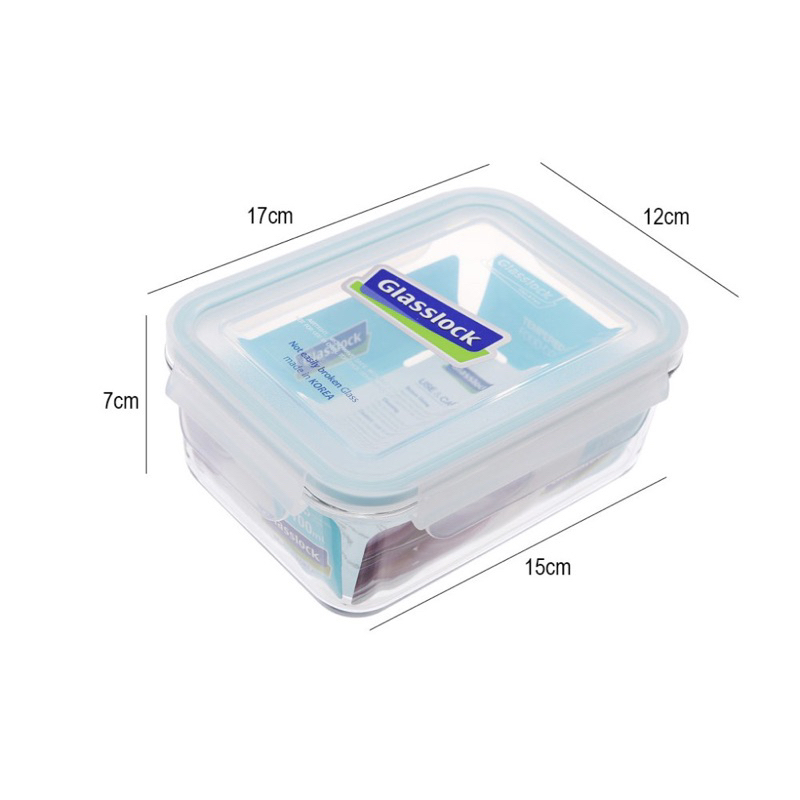 Glasslock Rectangular Replacement Box Lid Shopee Malaysia