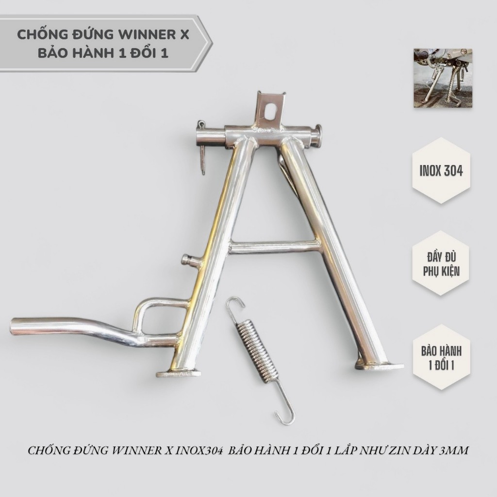 WINNER-WINNER X-SONIC stainless steel 304 stand installed like original ...