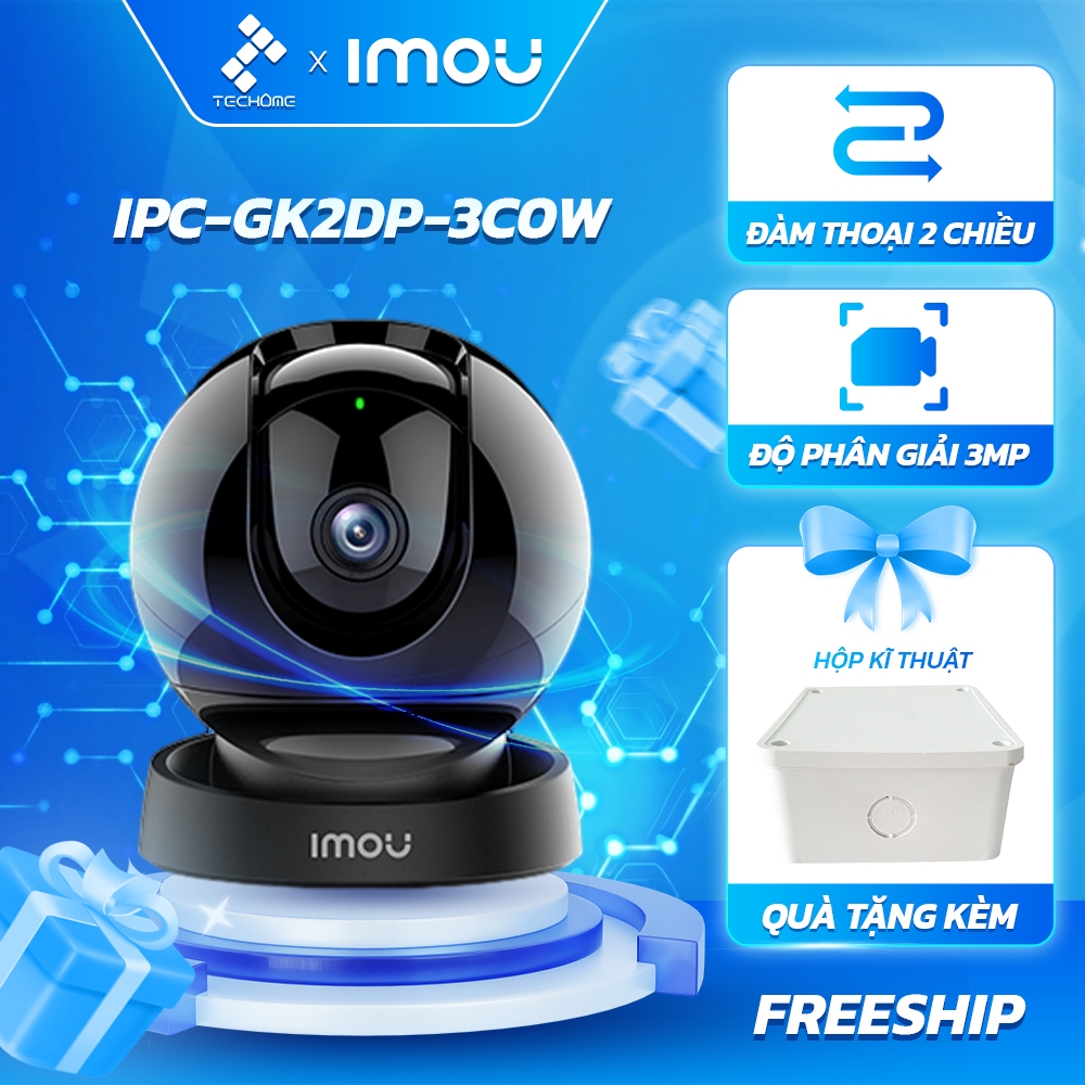 Rex 2D indoor wifi Camera IPC-GK2DP-3C0W/5C0W 3/5MP definition, 360 ...