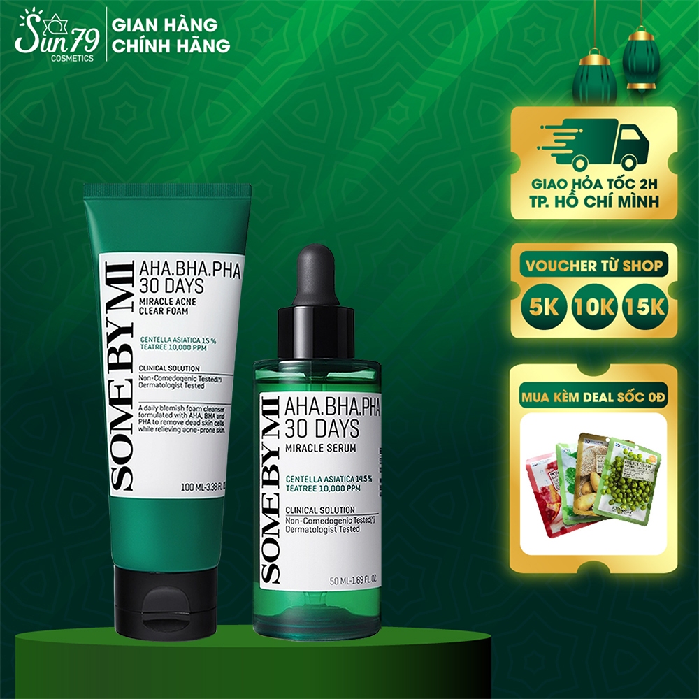 Some By Mi AHA-BHA-PHA 30 Days Miracle Acne Reduction, Sebum Regulating ...