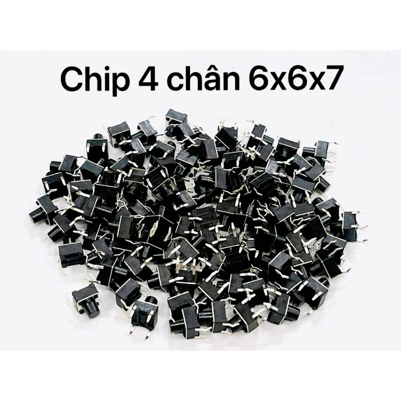 Combo of 50 4-Pin Press Chip Switches (6 x 6 x 7-8-9-10mm) | Shopee ...
