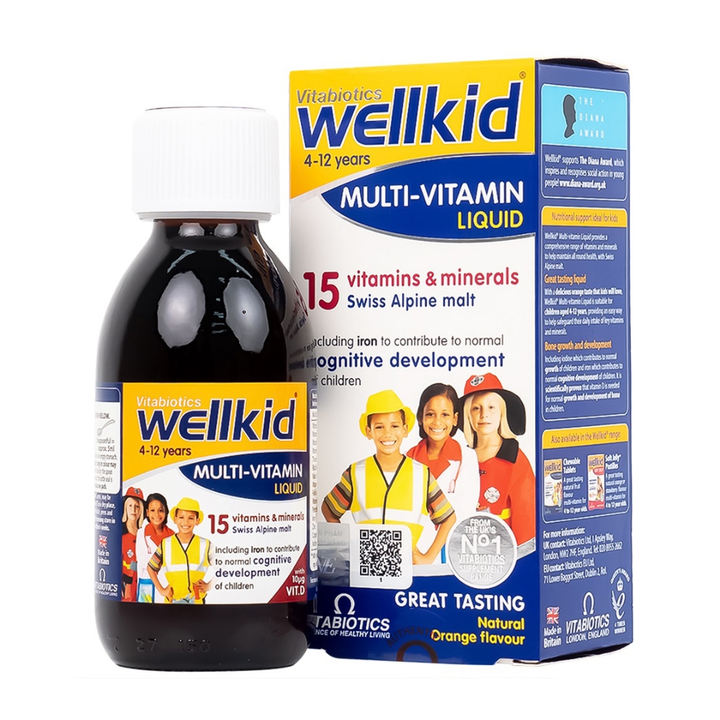 Wellkid Multivitamin Liquid Vitabiotics Multivitamin Liquid Vitabiotics ...