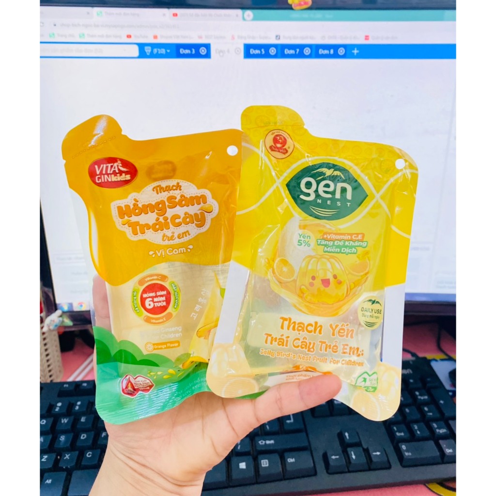 Bird's Nest Jelly, Red Ginseng Baby Fruit Jelly In A Bag 100g Shopee