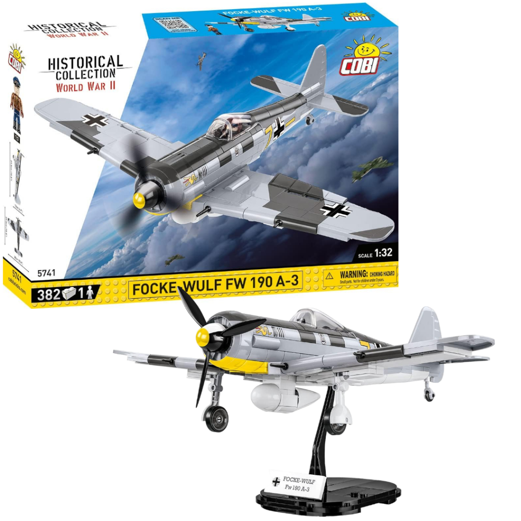 Focke-wulf FW 190 A-3 Wii Genuine Cobi 382 Puzzle Pieces Made In Europe ...