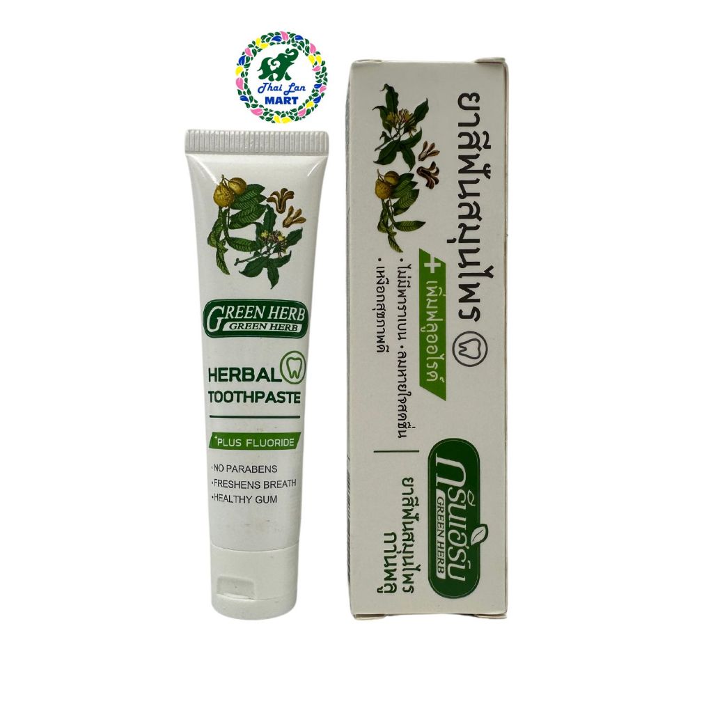 Herbal toothpaste green herb helps whiten and strong teeth, genuine ...