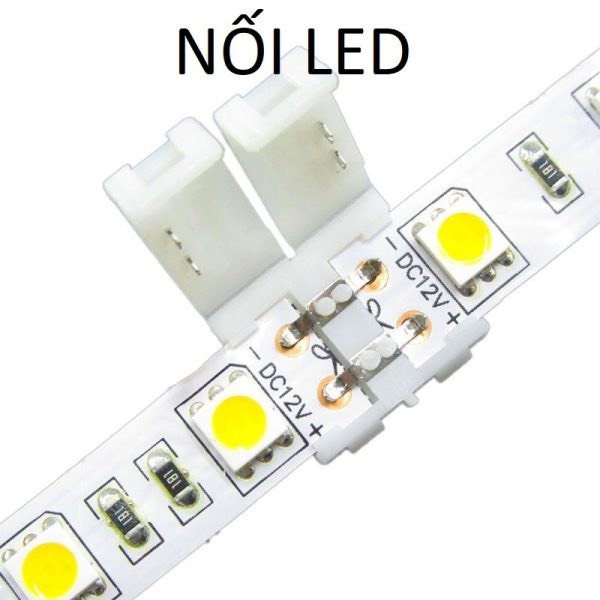 Led connector, 5V-12V-24V 2pin LED strip connection clip - straight ...