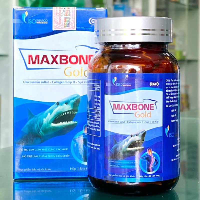Maxbone Gold Isopharco - Supports joint pain relief and osteoarthritis ...