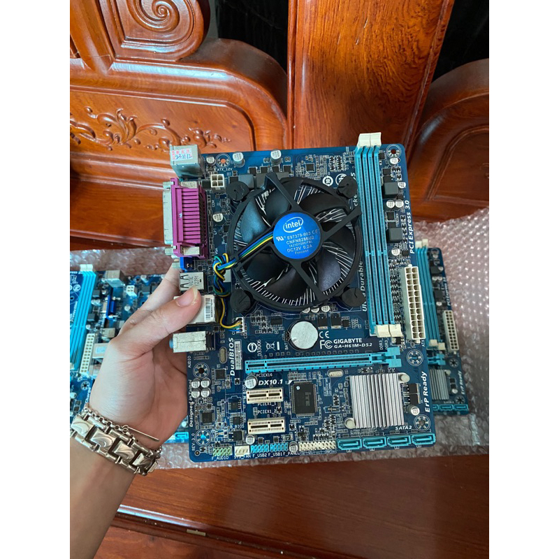 Main gigabyte h61 ds2 zin genuine main peel off office machine main