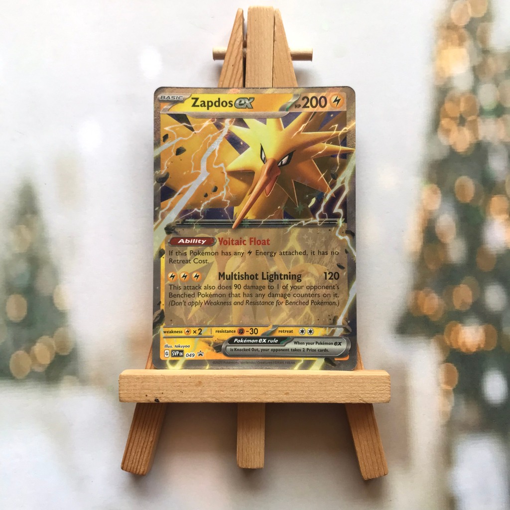 Pokemon Zapdos Ex Svp049 Picture Card Genuine English Promo Odd Card Shopee Malaysia 9862