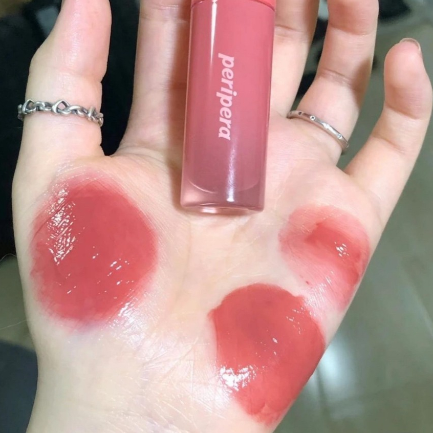 [Genuine] Peripera Ink Mood Glowy Color Lip Gloss 03 ROSE IN MIND Tint ...