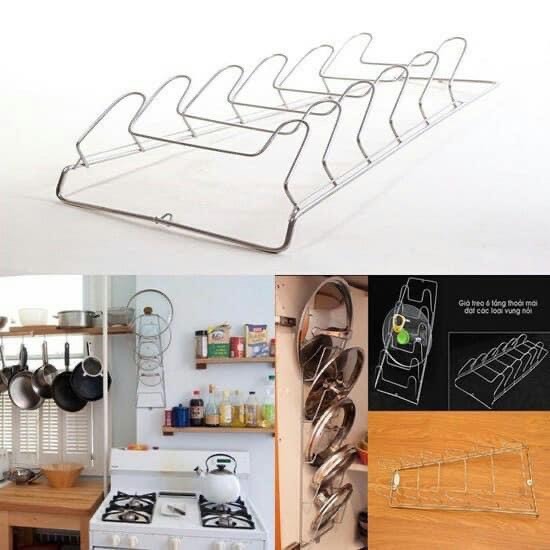Pot Lid Hangers With Lid Racks For Lids, Pot Lids, WallMounted Pans
