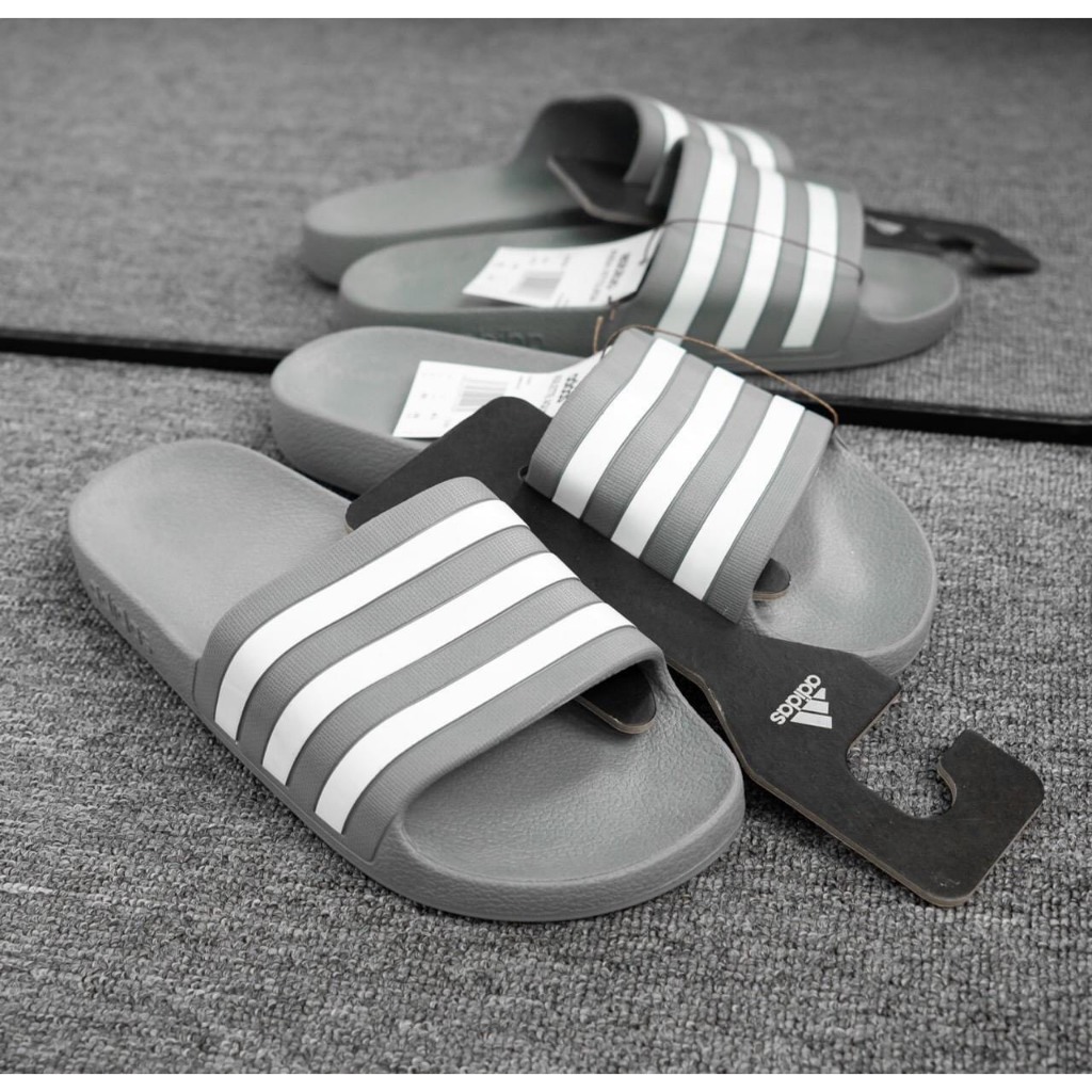 Adidas Monolithic Molded Slippers For unisex Men And Women, 3 Stripe ...