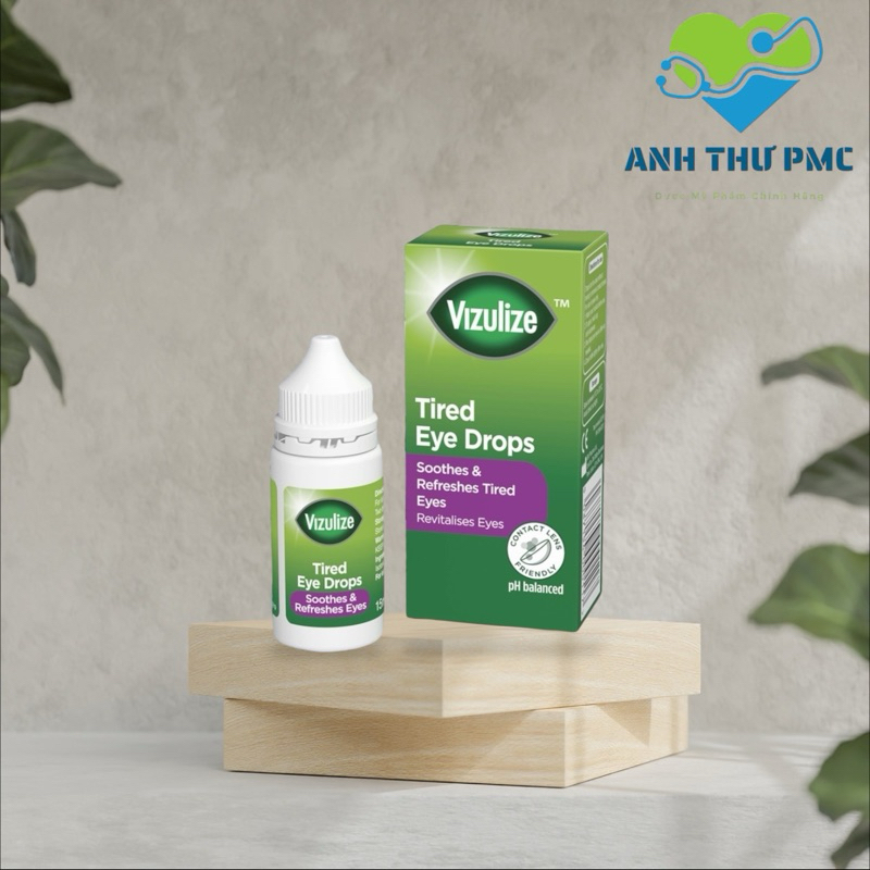 Vizulize Tired Eye Drop Eye Drop 15ml Eye Drop Solution Helps Reduce ...