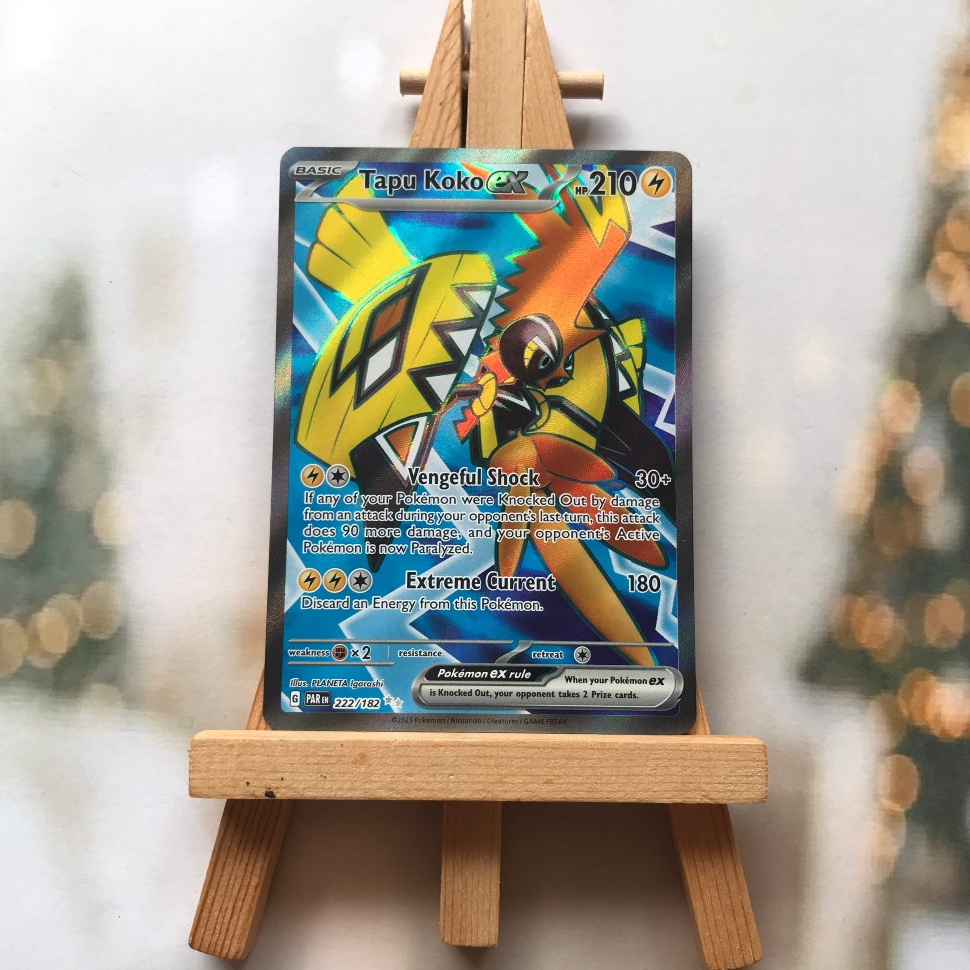 Pokemon Tapu Koko ex 222 / 182 card - Genuine English Full Art Secret ...