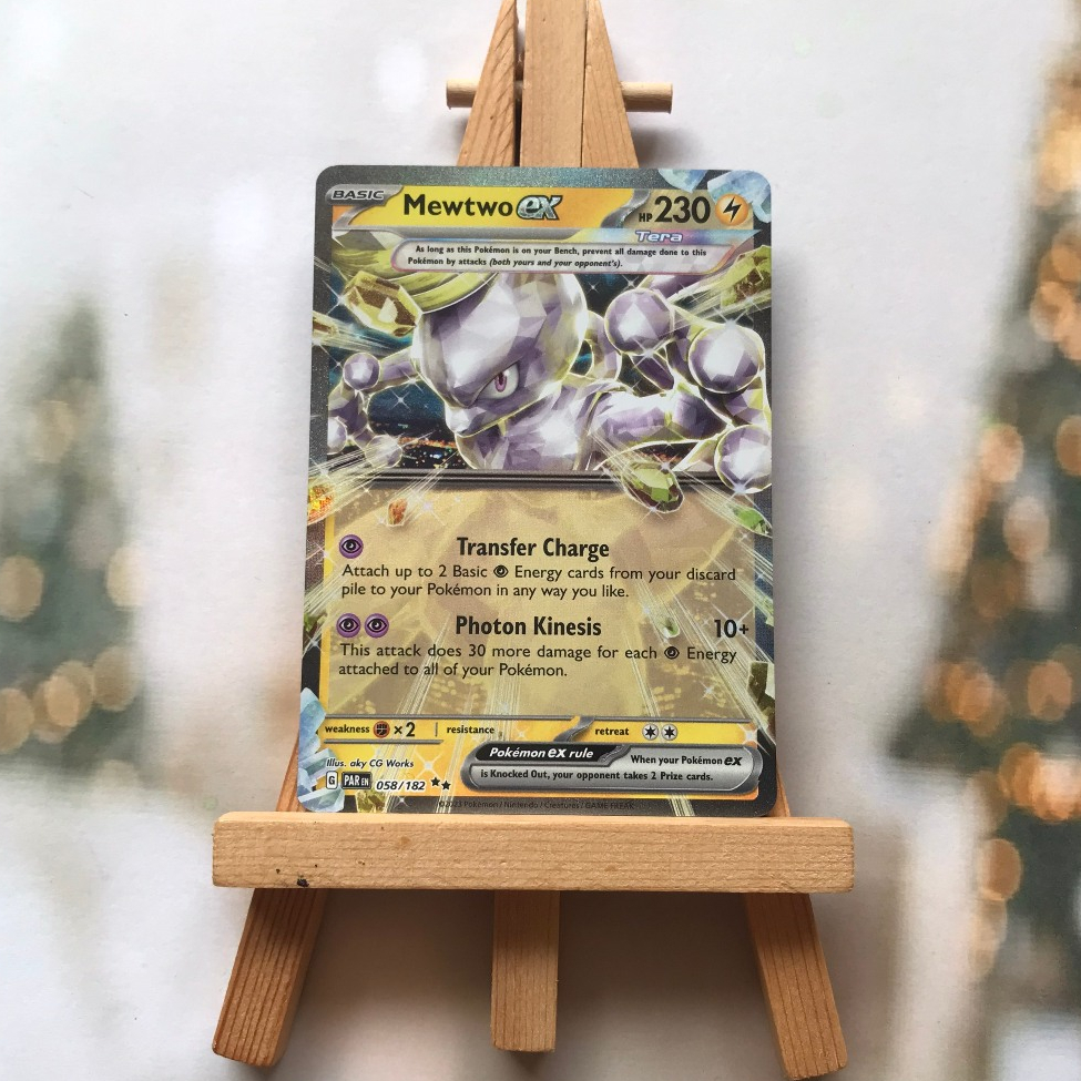 Pokemon Mewtwo ex 058 /182 picture card - Genuine English Ultra Rare ...