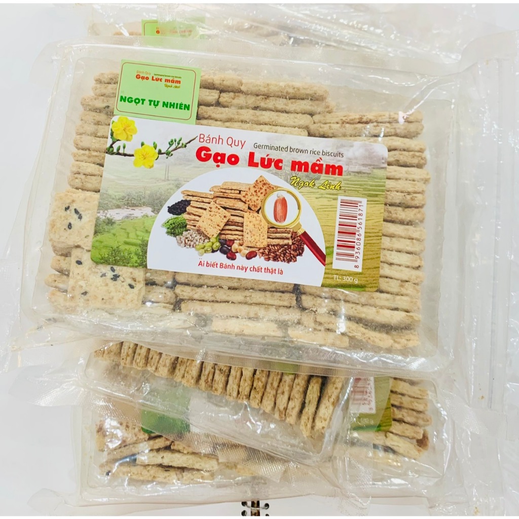 Germinated Brown Rice Biscuits 300G - Natural Sugar, Mild Sweetness ...