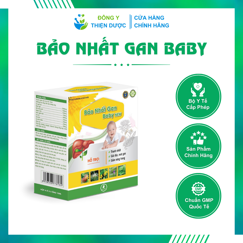 [Genuine] Baby Liver Syrup For Baby, Helps Detoxify The Liver, Reduce Urticaria, Rashes, Rash