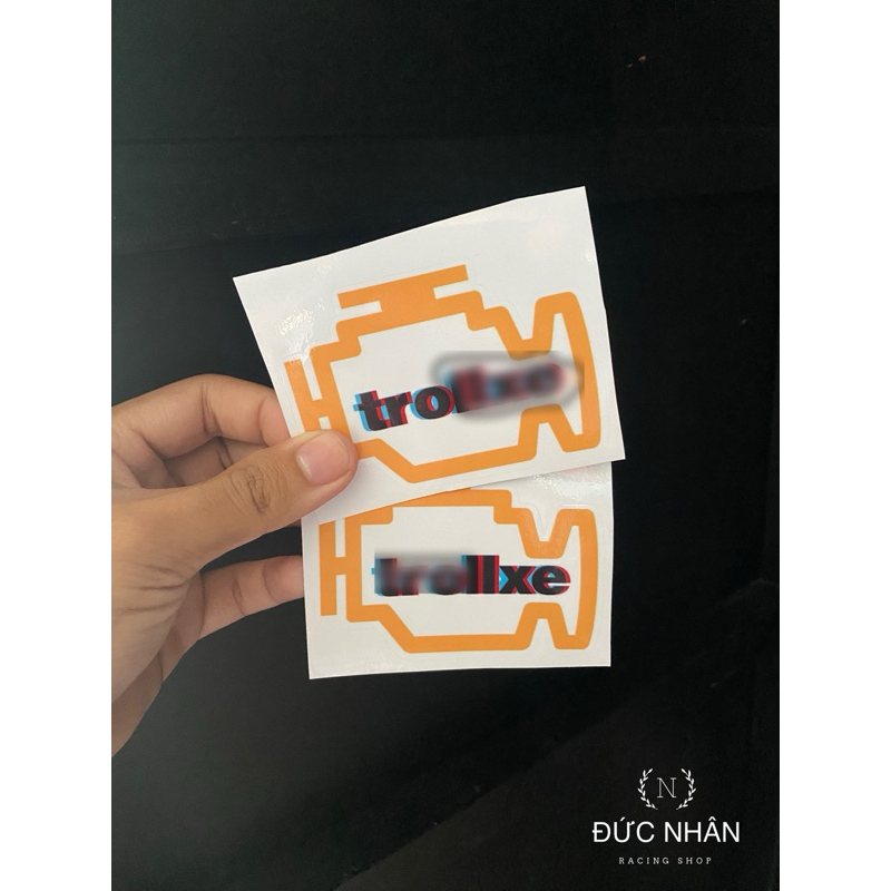 Fun Troll xee logo sticker, standard size | Shopee Malaysia